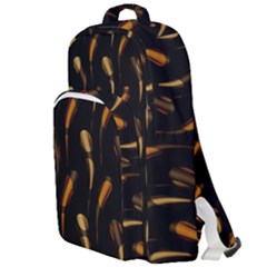 Abstract Art Pattern Warm Colors Double Compartment Backpack by Ndabl3x