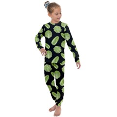 Cabbage Pattern 6 Kids  Long Sleeve Set 