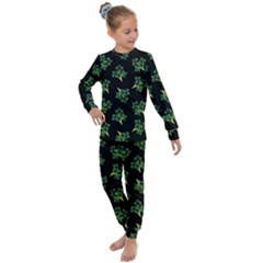 Coriander Pattern 1 Kids  Long Sleeve Set 