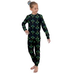 Coriander Pattern 12 Kids  Long Sleeve Set 