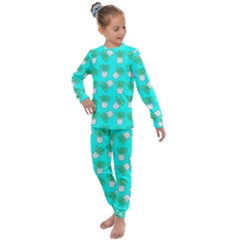 Fennel Pattern 2 Kids  Long Sleeve Set 