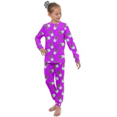 Fennel Pattern 5 Kids  Long Sleeve Set 