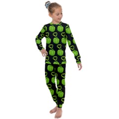 Capsicum Pattern 5 Kids  Long Sleeve Set 