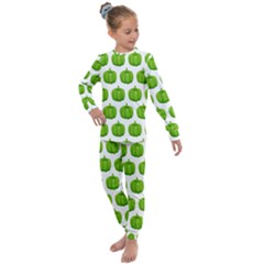 Capsicum Pattern 15 Kids  Long Sleeve Set 