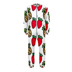 Strawberries Pineapples Fruits Onepiece Jumpsuit (kids)