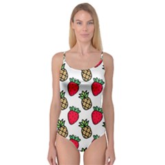 Strawberries Pineapples Fruits Camisole Leotard  by Loisa77