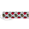 Strawberries Pineapples Fruits Roll Up Canvas Pencil Holder (L) View1