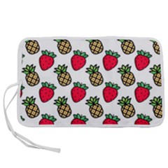 Strawberries Pineapples Fruits Pen Storage Case (s)