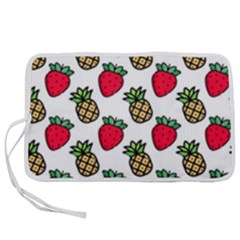 Strawberries Pineapples Fruits Pen Storage Case (m) by Loisa77