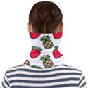 Strawberries Pineapples Fruits Face Seamless Bandana (Adult) View2