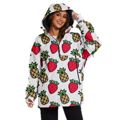 Strawberries Pineapples Fruits Women s Ski And Snowboard Waterproof Breathable Jacket