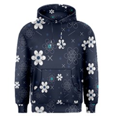 Blue Background Abstract Seamless Men s Core Hoodie