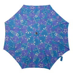 Background Abstract Texture Pattern Hook Handle Umbrellas (large) by Loisa77