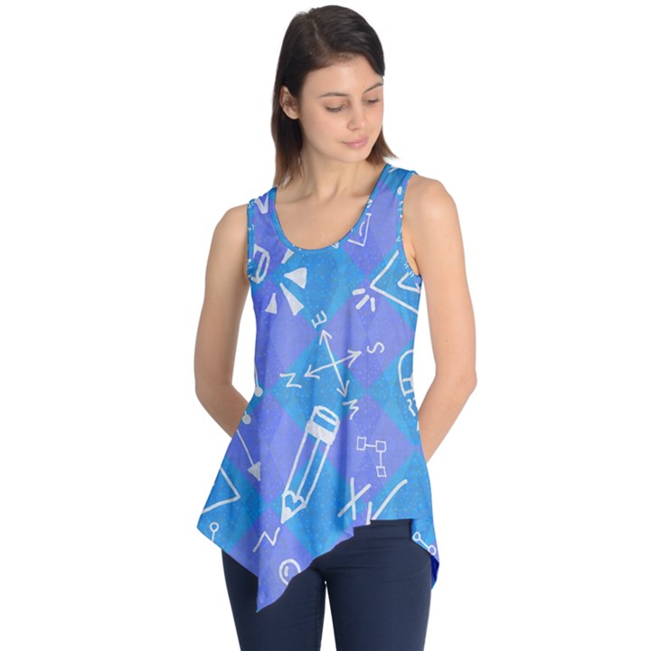 Background Abstract Texture Pattern Sleeveless Tunic