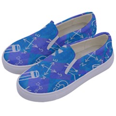 Background Abstract Texture Pattern Kids  Canvas Slip Ons by Loisa77