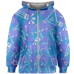 Background Abstract Texture Pattern Kids  Zipper Hoodie Without Drawstring