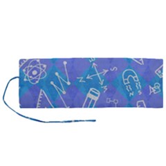 Background Abstract Texture Pattern Roll Up Canvas Pencil Holder (m) by Loisa77