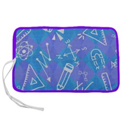 Background Abstract Texture Pattern Pen Storage Case (l) by Loisa77