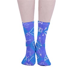 Background Abstract Texture Pattern Smooth Crew Length Tube Socks