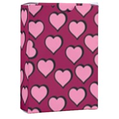 Pattern Pink Abstract Heart Playing Cards Single Design (rectangle) With Custom Box