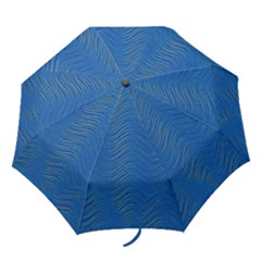 Blue Wave Abstract Texture Seamless Folding Umbrellas by Loisa77