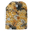 Leaf Yellow Point Flower White Drawstring Pouch (3XL) View2