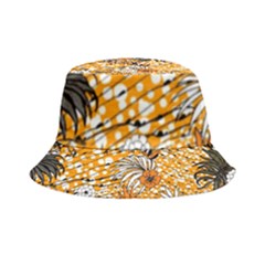 Leaf Yellow Point Flower White Inside Out Bucket Hat