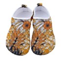 Leaf Yellow Point Flower White Men s Sock-Style Water Shoes View1