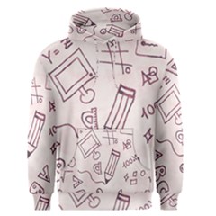 Background Pattern Doodle Wallpaper Men s Core Hoodie