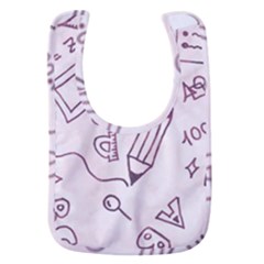 Background Pattern Doodle Wallpaper Baby Bib by Loisa77