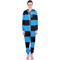 Background Pattern Geometric Game Hooded Jumpsuit (ladies)