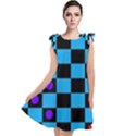 Background Pattern Geometric Game Tie Up Tunic Dress View1