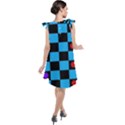 Background Pattern Geometric Game Tie Up Tunic Dress View2