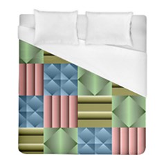 Patchwork Tile Pattern Mosaic Duvet Cover (full/ Double Size)