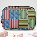 Patchwork Tile Pattern Mosaic Make Up Pouch (Small) View1