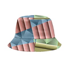 Patchwork Tile Pattern Mosaic Bucket Hat by Loisa77