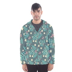 Illustration Pattern Seamless Men s Hooded Windbreaker