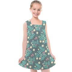 Illustration Pattern Seamless Kids  Cross Back Dress by Loisa77