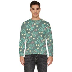 Illustration Pattern Seamless Men s Fleece Sweatshirt