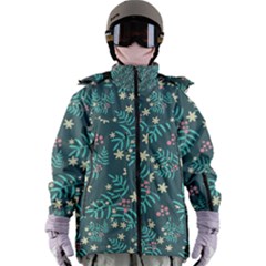 Illustration Pattern Seamless Women s Zip Ski And Snowboard Waterproof Breathable Jacket by Loisa77