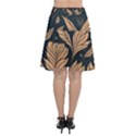 Background Pattern Leaves Texture Chiffon Wrap Front Skirt View2