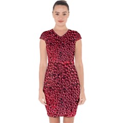 Drops Water Drop Trypophobia Capsleeve Drawstring Dress  by Loisa77