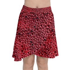 Drops Water Drop Trypophobia Chiffon Wrap Front Skirt by Loisa77