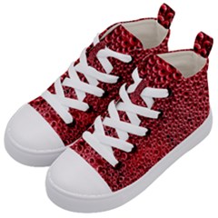 Drops Water Drop Trypophobia Kids  Mid-top Canvas Sneakers by Loisa77