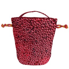 Drops Water Drop Trypophobia Drawstring Bucket Bag by Loisa77