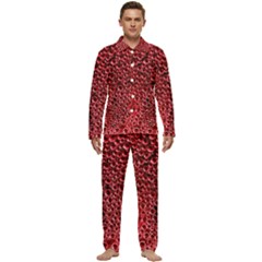 Drops Water Drop Trypophobia Men s Long Sleeve Velvet Pocket Pajamas Set by Loisa77