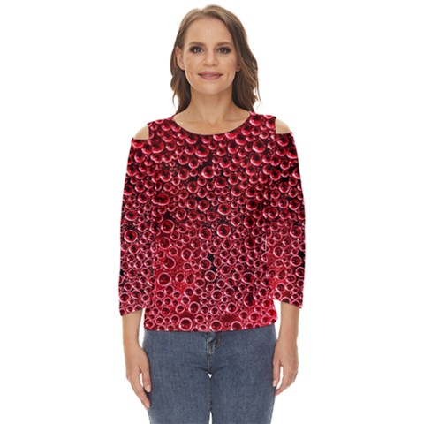 Drops Water Drop Trypophobia Cut Out Wide Sleeve Top by Loisa77