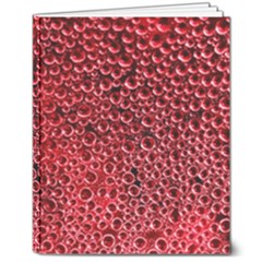 Drops Water Drop Trypophobia 8  X 10  Softcover Notebook by Loisa77