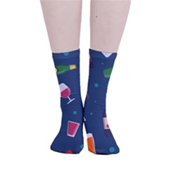 Pattern Seamless Background Texture Smooth Crew Length Tube Socks