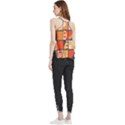 Square Shapes Pattern Design Flowy Camisole Tank Top View2